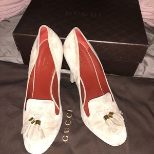 Gucci loafer heels
